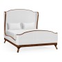 Louis XV Mahogany US Queen Bed
