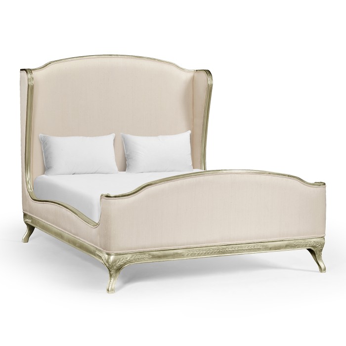 Louis XV Grey Weathered US Queen Bed