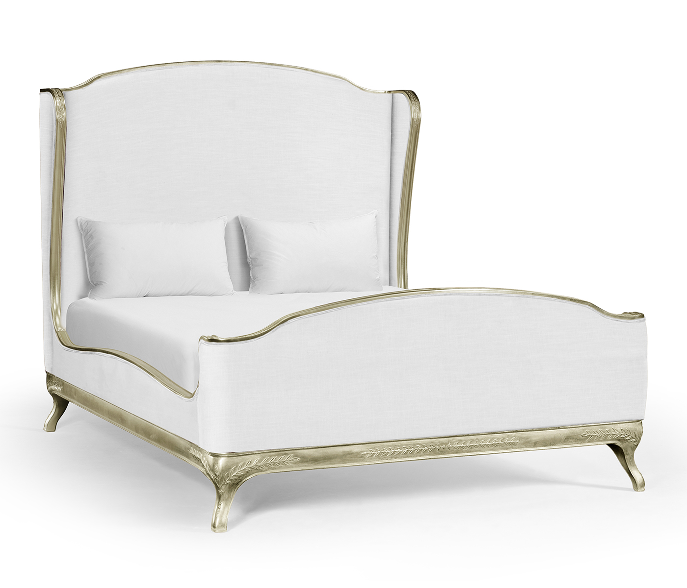 Louis XV Grey Weathered US Queen Bed