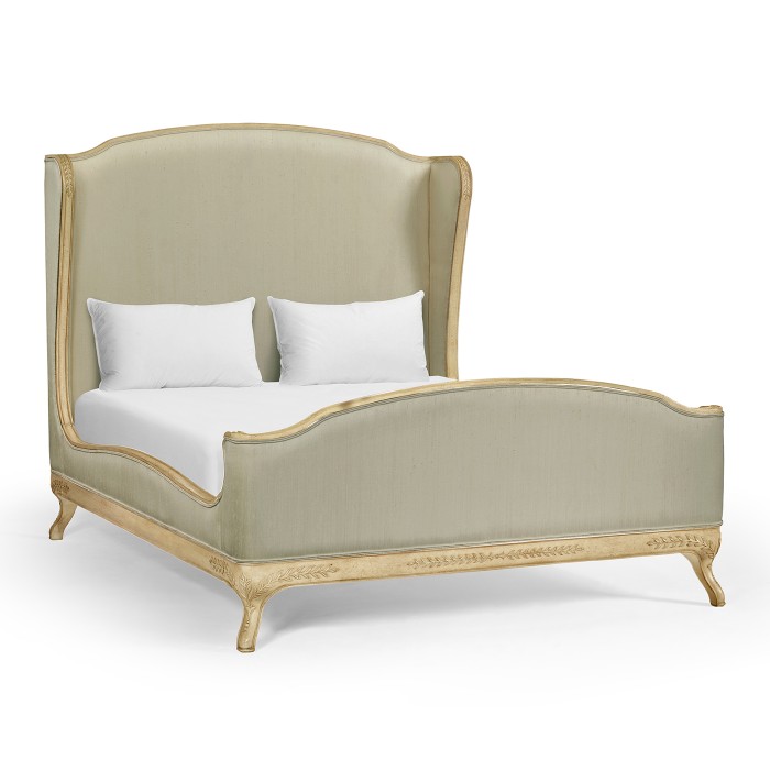 Louis XV Limed Tulip US Queen Bed