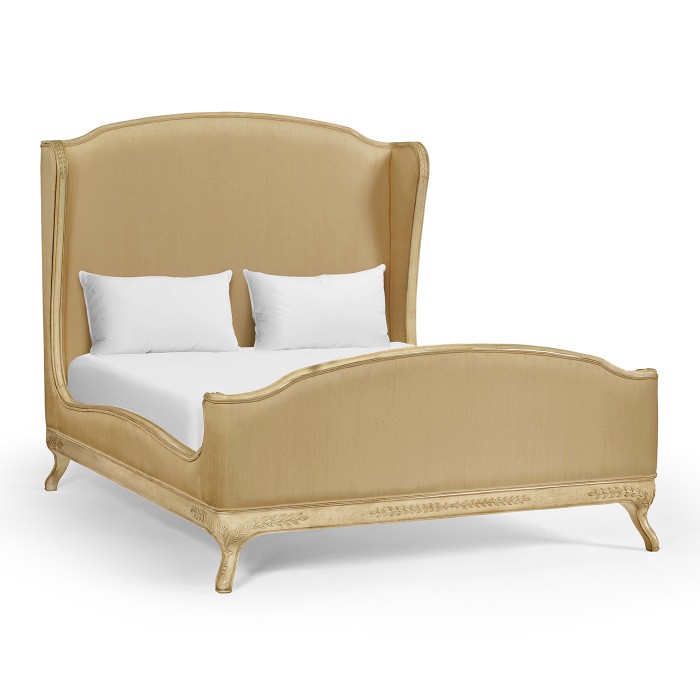 Louis XV Limed Tulip US Queen Bed