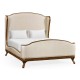 Louis XV Walnut US Queen Bed