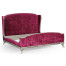 Louis XV Silver-Leaf US Queen Bed