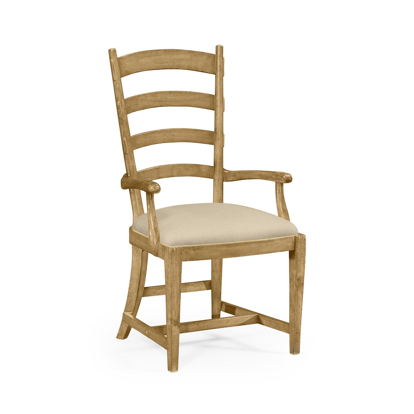 Traditional Natural Oak Ladderback Arm Chair