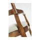 Casual Walnut Ladderback Arm Chair