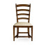 Traditional Dark Oak Ladderback Side Chair