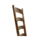 Casual Walnut Ladderback Side Chair
