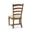 Casual Walnut Ladderback Side Chair