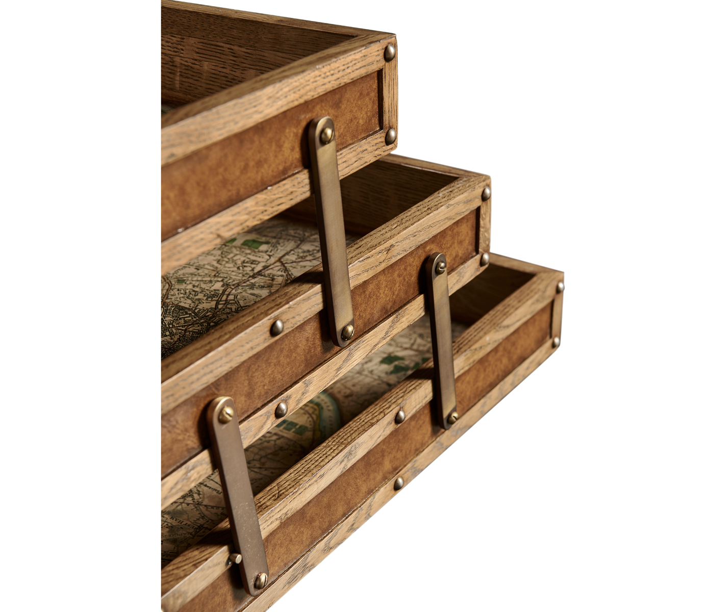 Travel Trunk Style Letter Tray