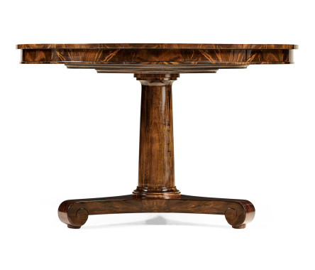 Flame Mahogany Biedermeier Breakfast Table