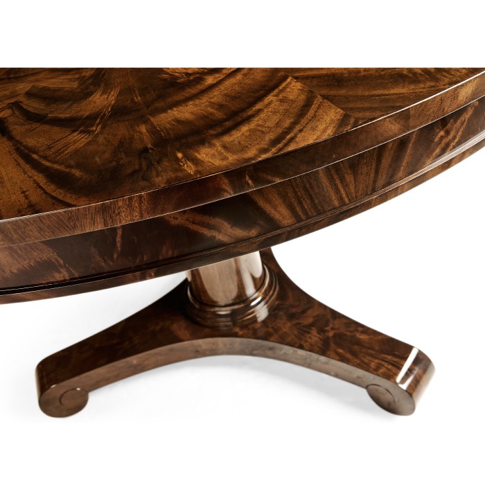 Flame Mahogany Biedermeier Breakfast Table 48