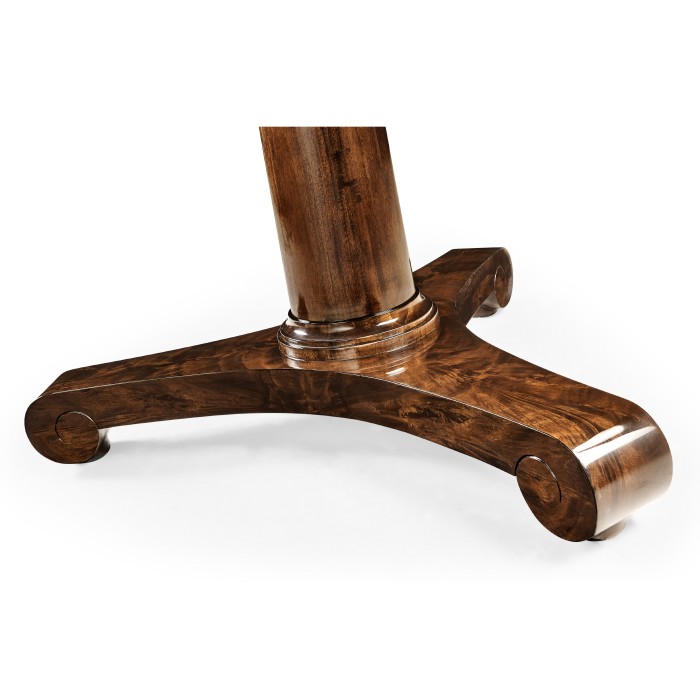 Flame Mahogany Biedermeier Breakfast Table 48