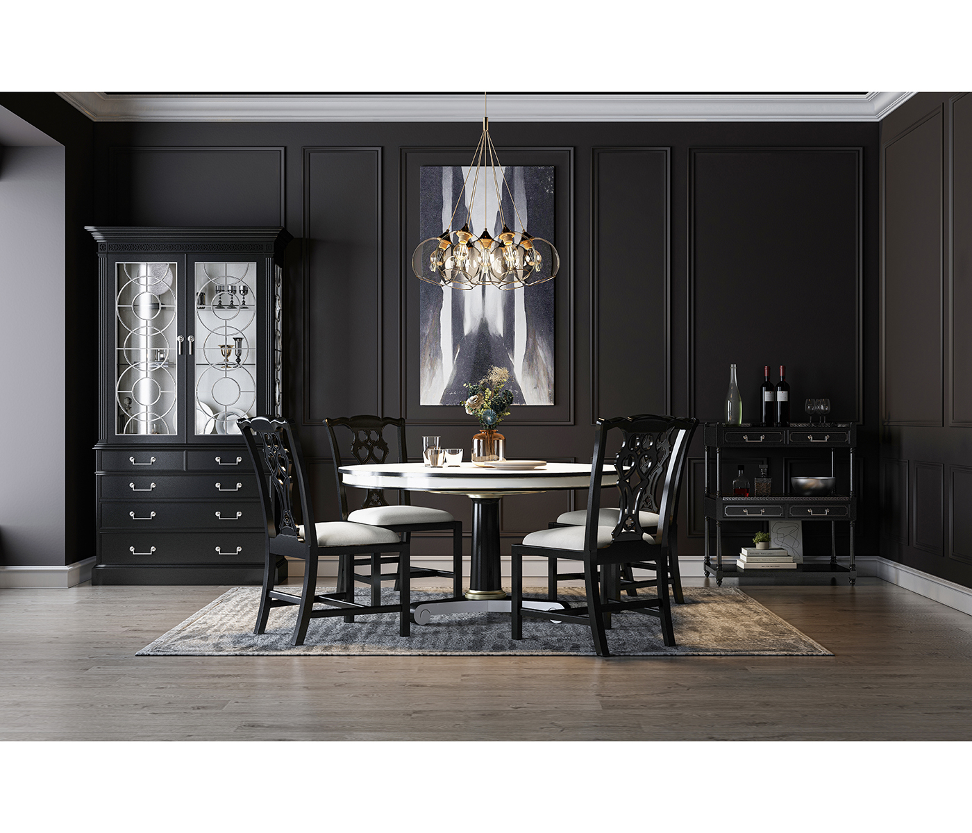 Dipole Biedermeier Dining Table