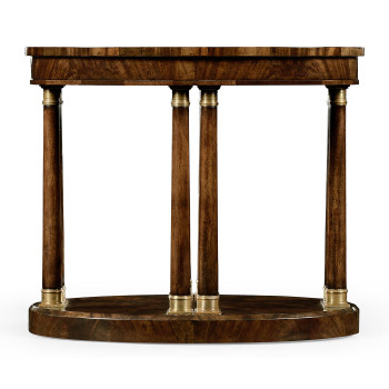 Mahogany Biedermeier style oval side table