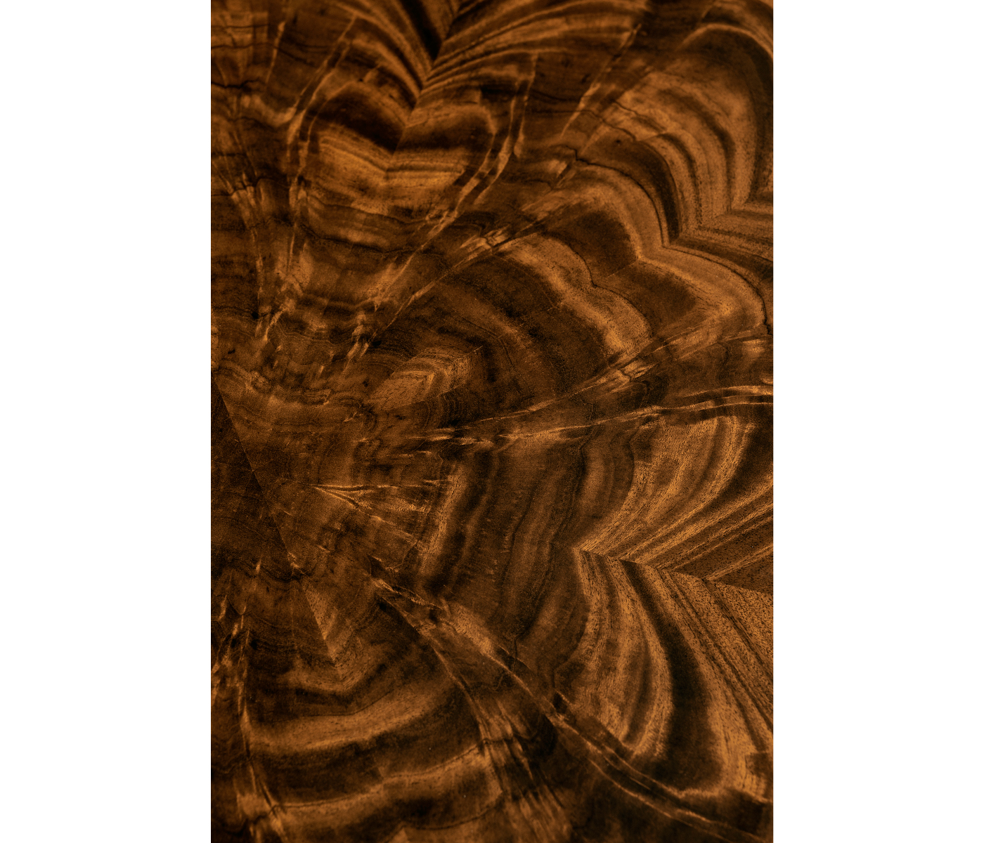 Mahogany Biedermeier style oval side table