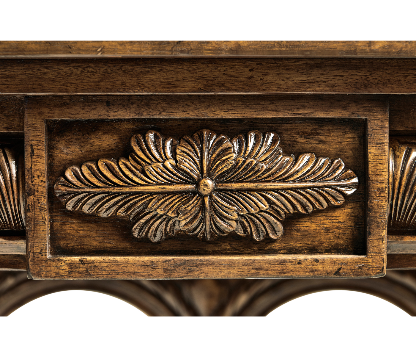 French Renaissance Style Library Table