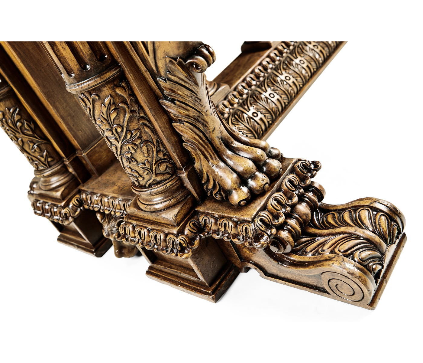 French Renaissance Style Library Table