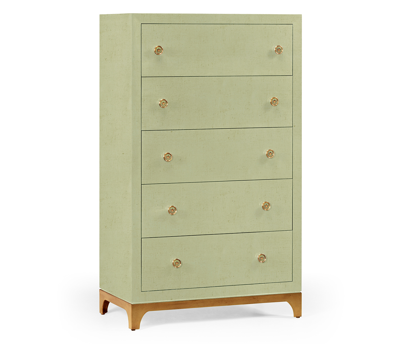 Tall chest with blazer buttons (Lichen/Gold)