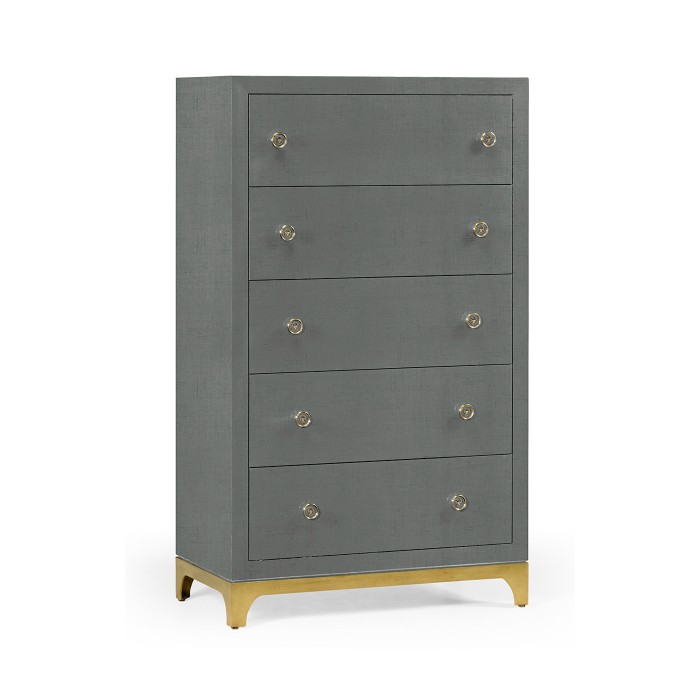Tall chest with blazer buttons (Flannel/Gold)