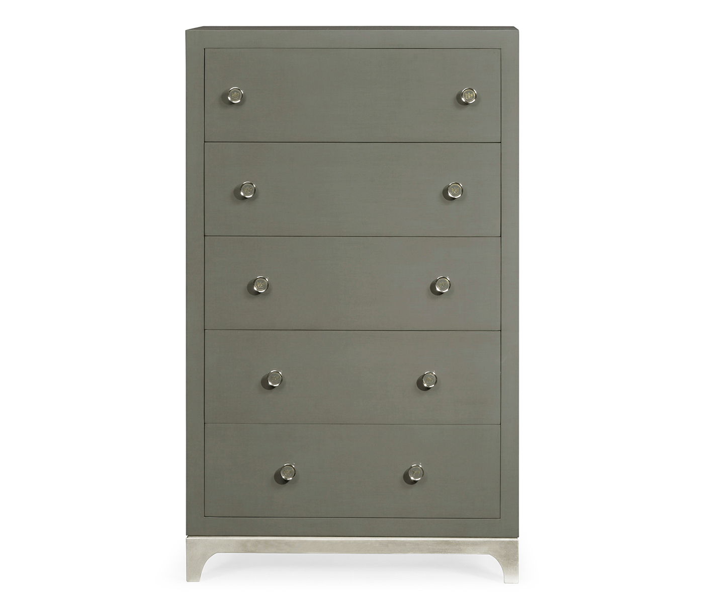 Tall chest with blazer buttons (Slate/Silver)