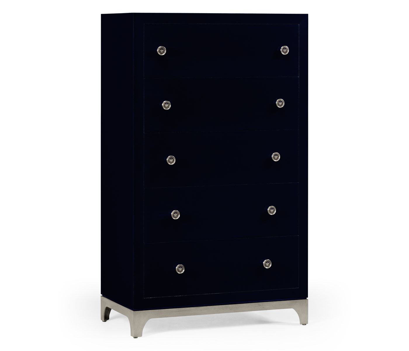 Tall chest with blazer buttons (British Navy/Silver)