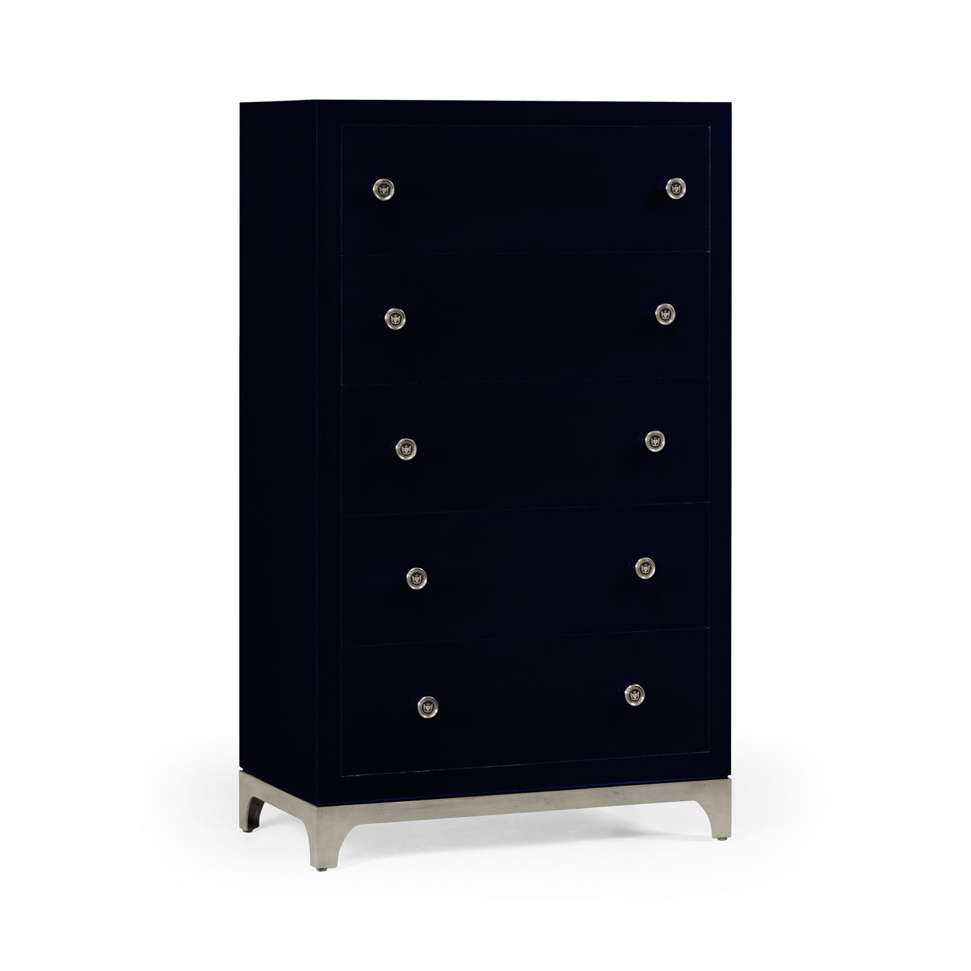Tall chest with blazer buttons (British Navy/Silver)