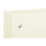 Tall chest with blazer buttons (Blanc/Silver)