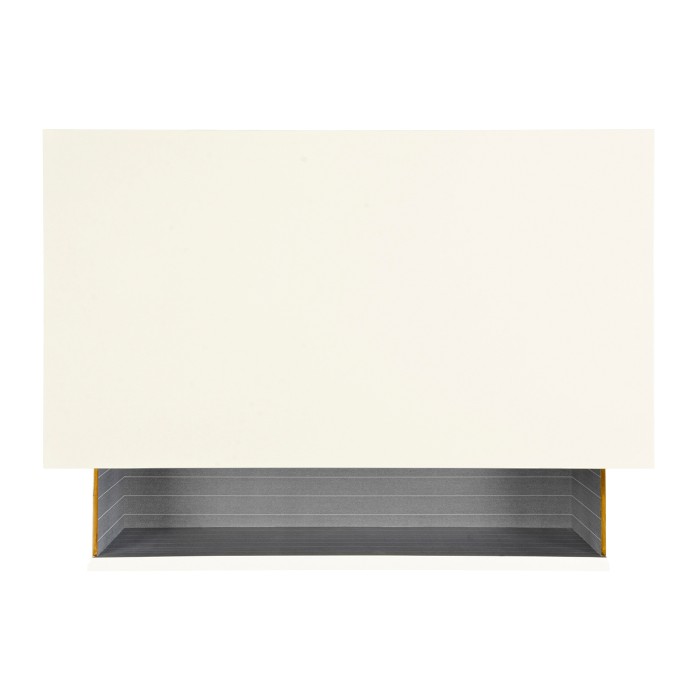 Blanc & Gold Low Chest