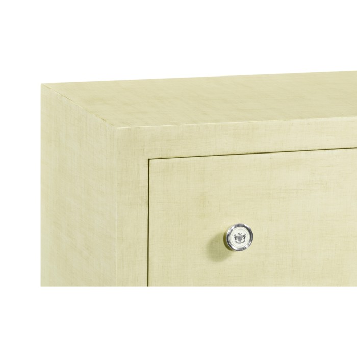 Camomile & Silver Low Chest