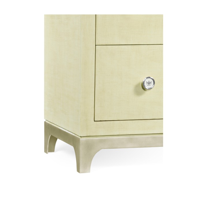 Camomile & Silver Low Chest