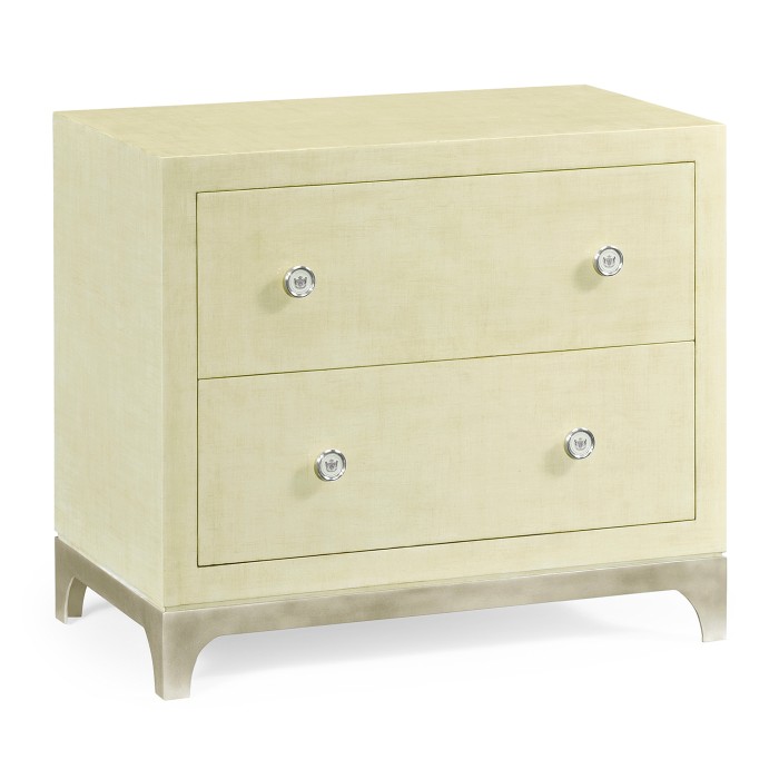 Camomile & Silver Low Chest