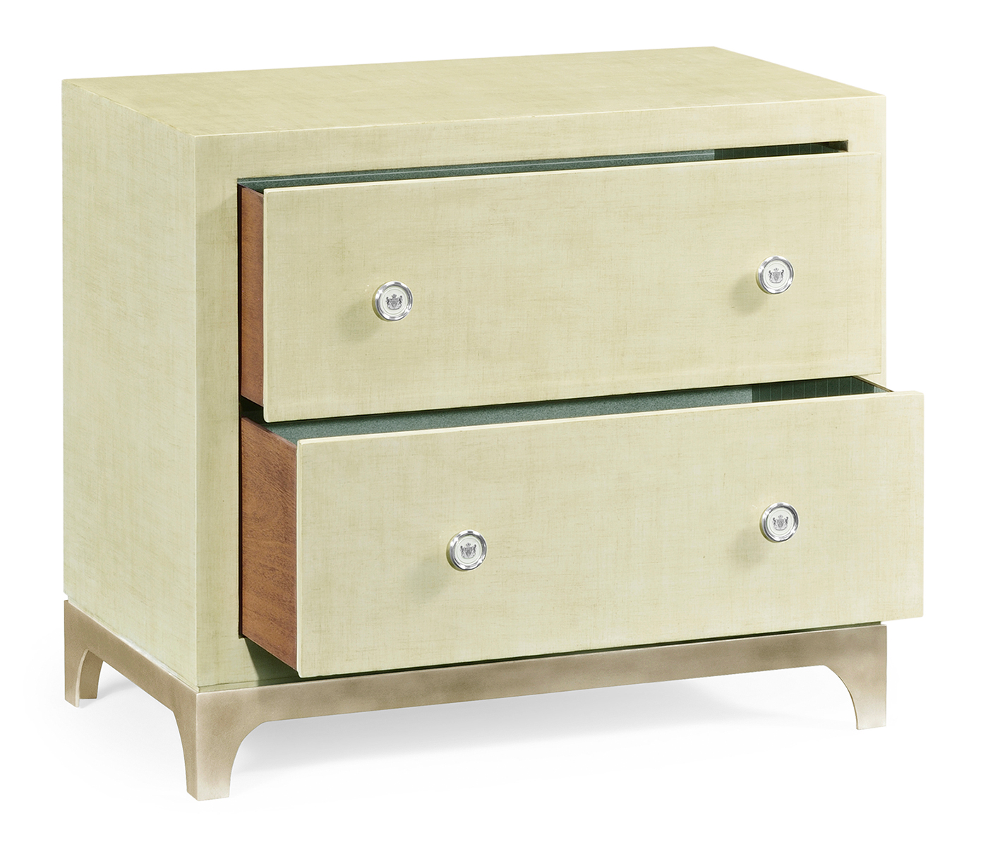 Camomile & Silver Low Chest