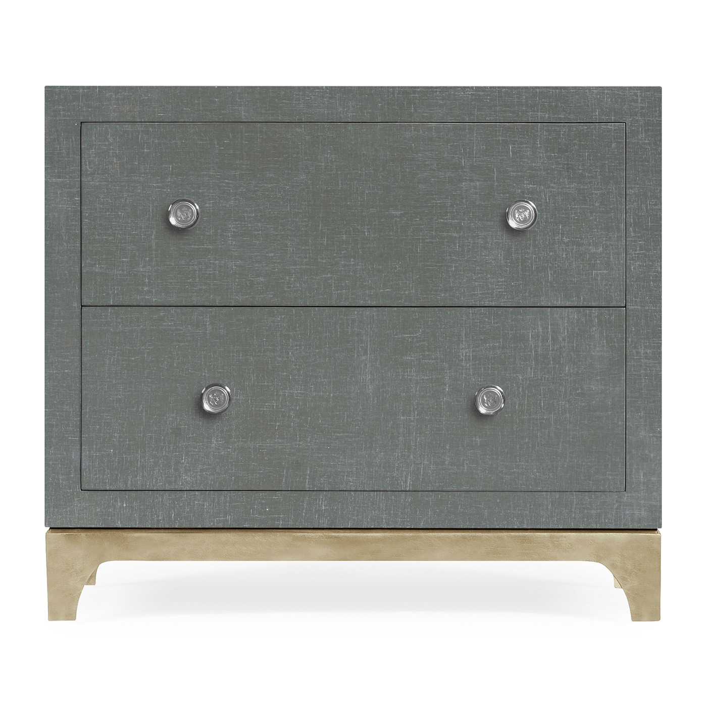 Flannel & Silver Low Chest