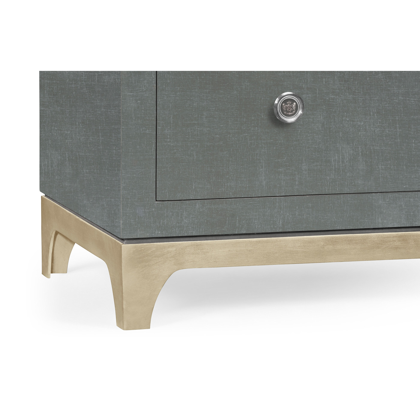 Flannel & Silver Low Chest