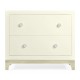 Blanc & Silver Low Chest