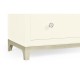 Blanc & Silver Low Chest