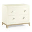 Blanc & Silver Low Chest