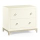 Blanc & Silver Low Chest