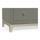 Slate & Silver Low Chest