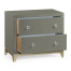 Slate & Silver Low Chest