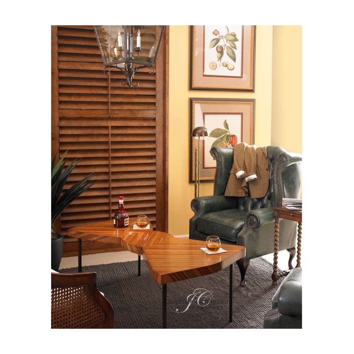 Satinwood Bowtie Coffee Table