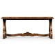 Paisley églomisé French provincial style coffee table