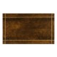 Craftsman's mahogany coffee table with herringbone inlay detail
