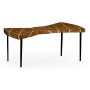 Burl Oak Bowtie Coffee Table