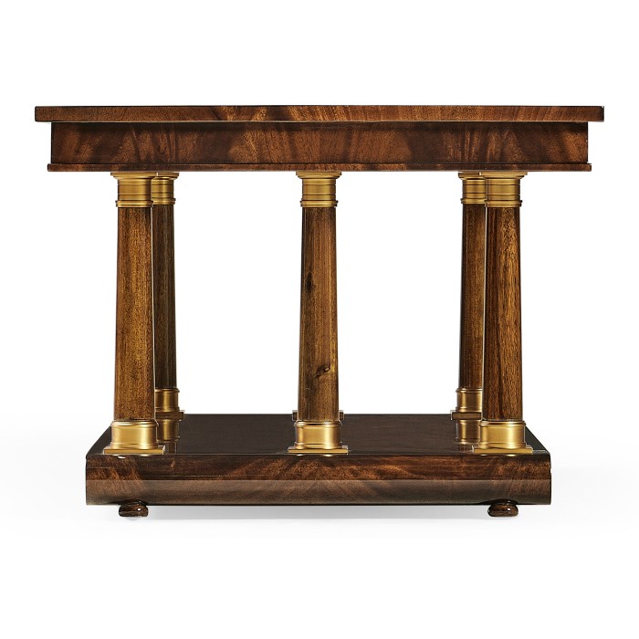 Mahogany biedermeier style rectangular coffee table