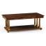 Mahogany biedermeier style rectangular coffee table