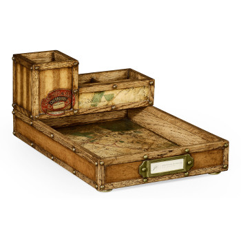 Travel Trunk Style Desk Organiser