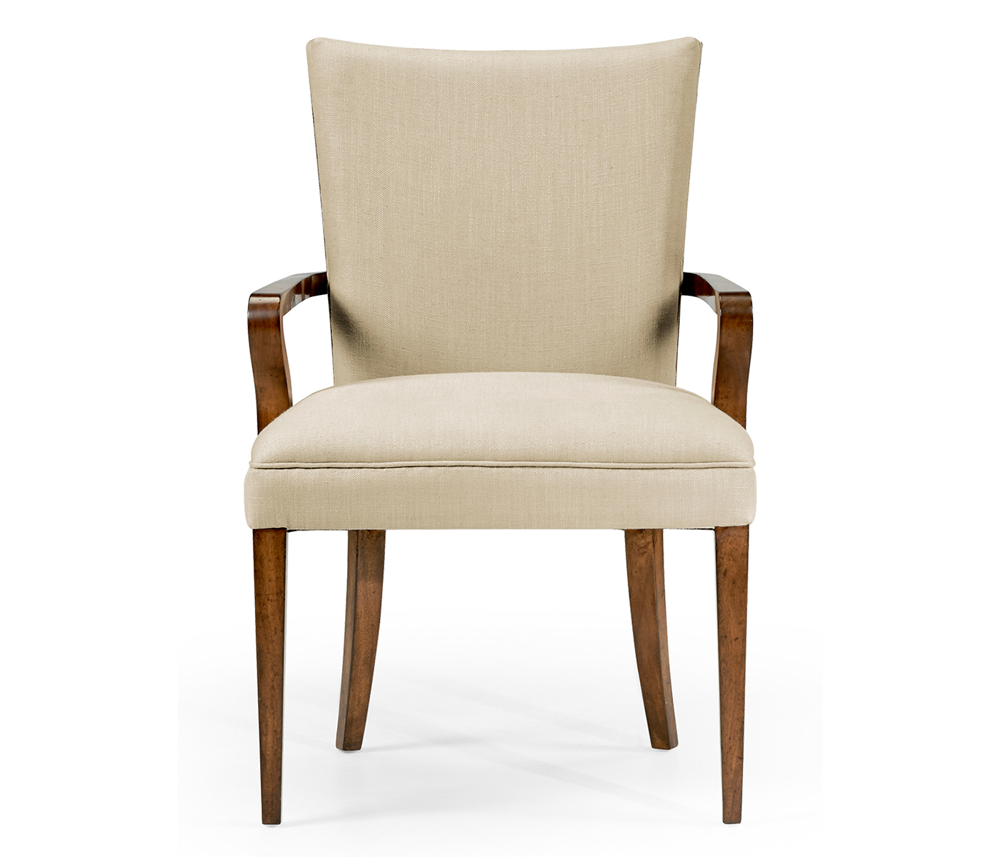 Biedermeier Style Walnut Dining Arm Chair