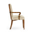 Biedermeier Style Walnut Dining Arm Chair