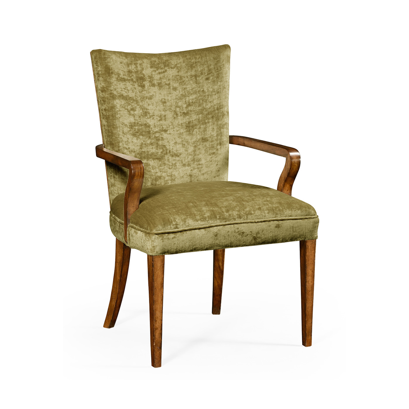 Biedermeier Style Walnut Dining Arm Chair
